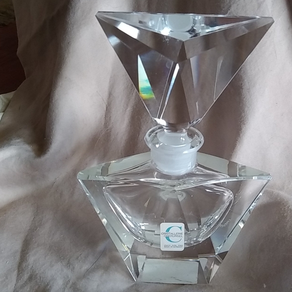 German Lead Crystal Other - Striking Prism like lead crystal fragrance decante